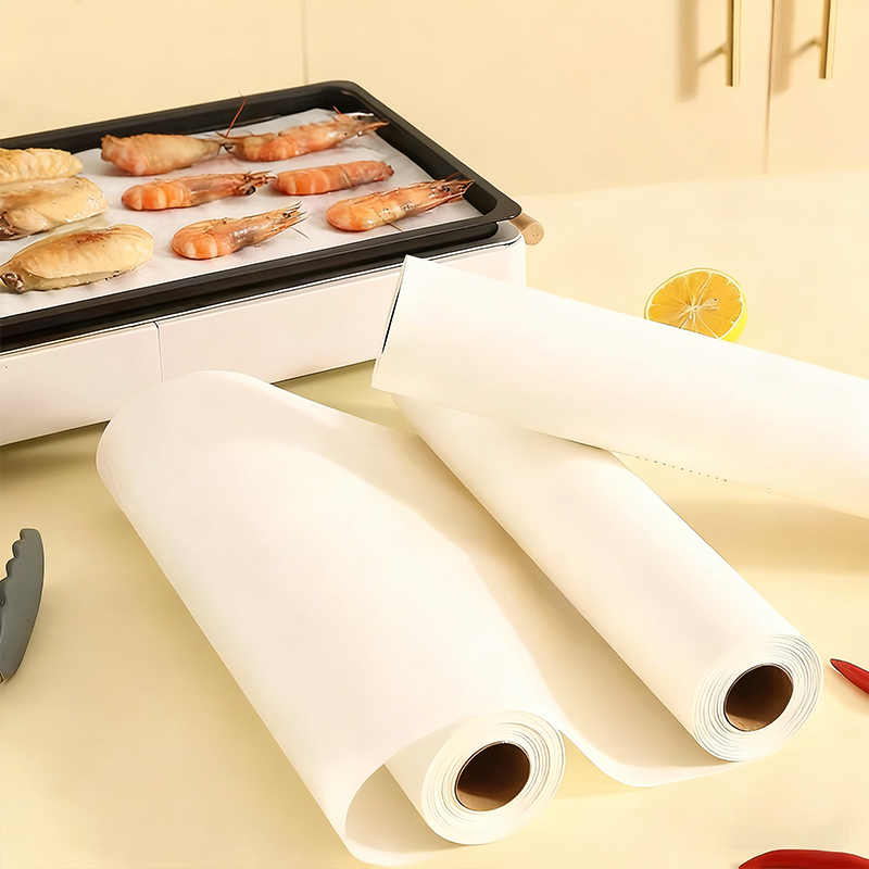 Kitchen Roll Baking - 1Roll Silicone Oil Paper Roll Baking