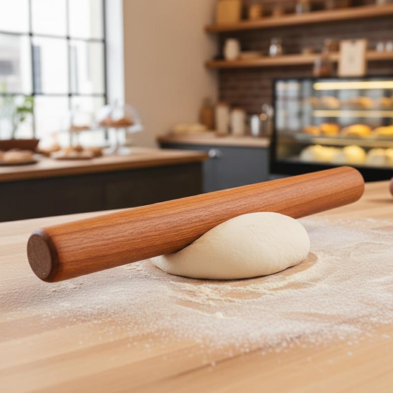 30cm Wooden Rolling Pin Dough  - огляд і ціна Kitchen Roll Baking