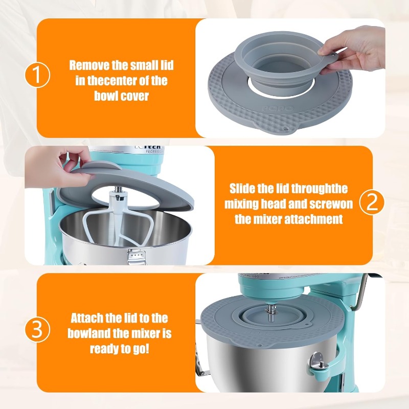 Silicone Mixer Bowl Cover Comp - огляд і ціна Kitchen Aid Baking Mixer