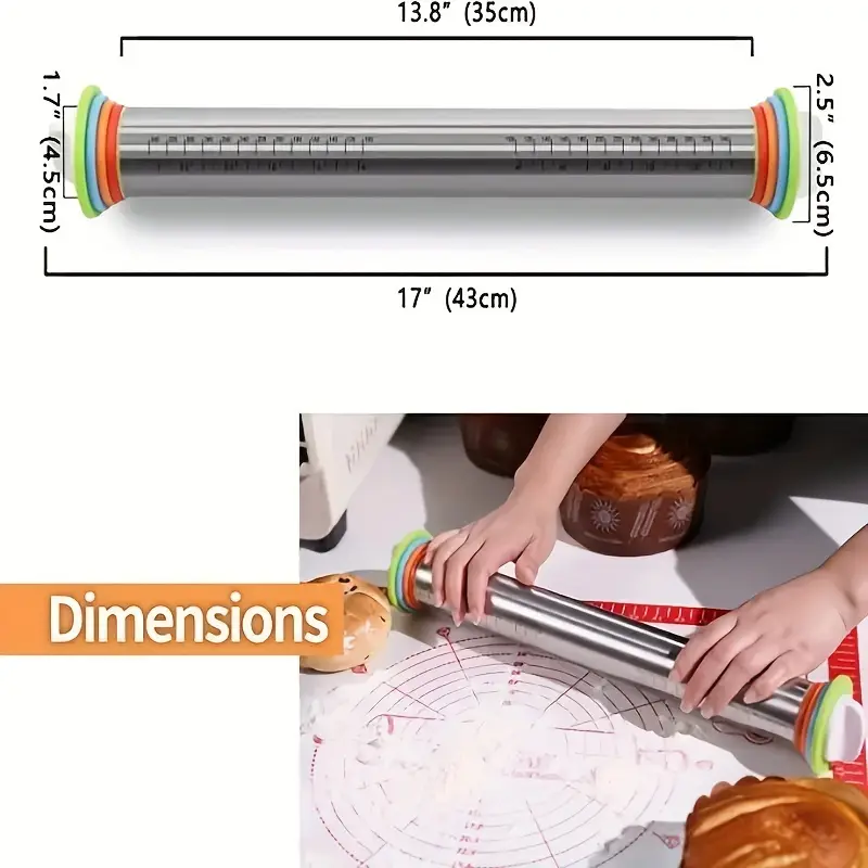 Adjustable Thickness Rolling P - огляд і ціна Kitchen Roll Baking