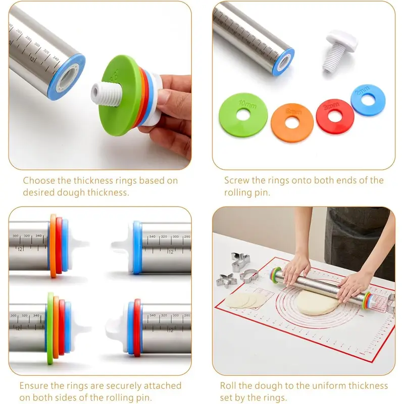 Adjustable Thickness Rolling P - огляд і ціна Kitchen Roll Baking