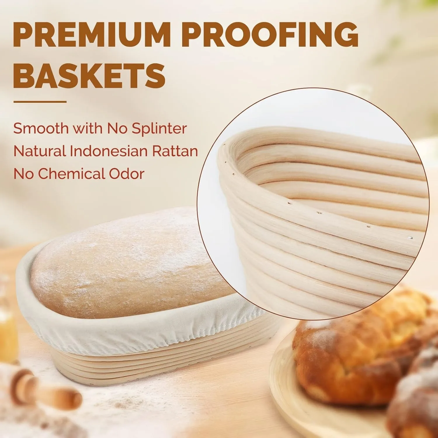 14PCS Bread Banneton Proofing  - огляд і ціна Pastry Brush Silicone