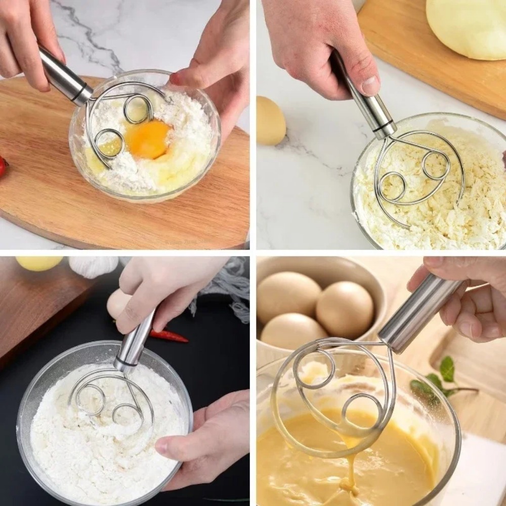 1/10PCS Dual Loop Dough Mixing - огляд і ціна Kitchen Baking Blender