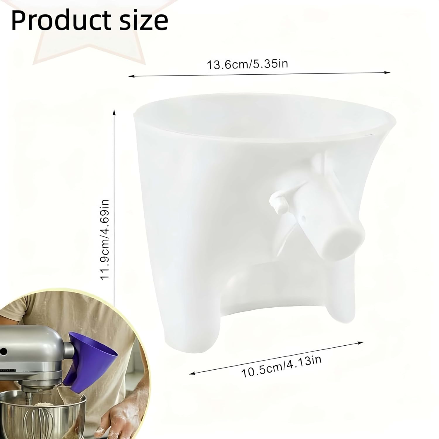 Flour Funne Mixer for Kitchen  - огляд і ціна Kitchen Aid Baking Mixer