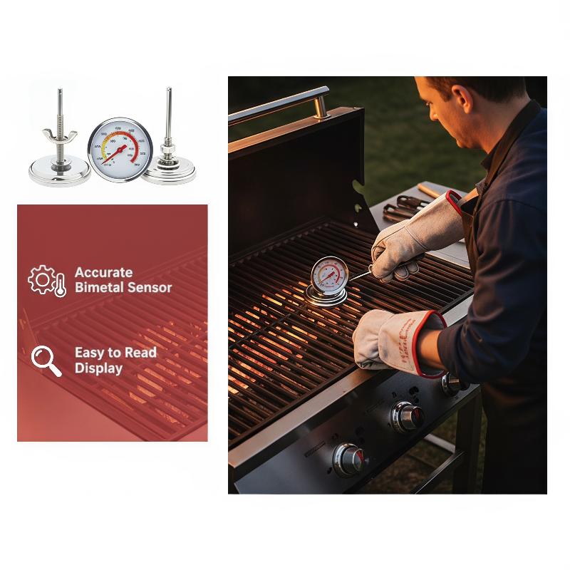 Grill Thermometer 0-120℃ Accur - огляд і ціна Oven Thermometer Analog