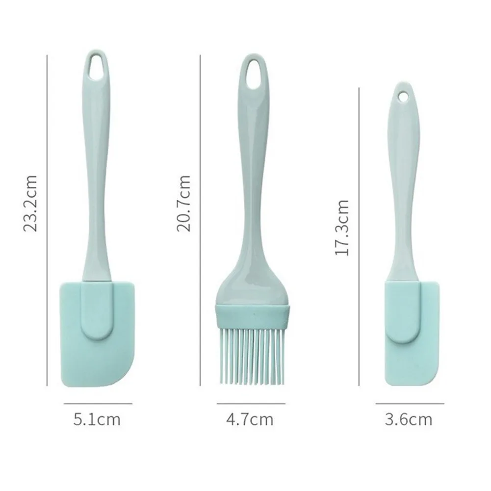 3Pcs Cream Scraper DIY Bread C - огляд і ціна Pastry Brush Silicone