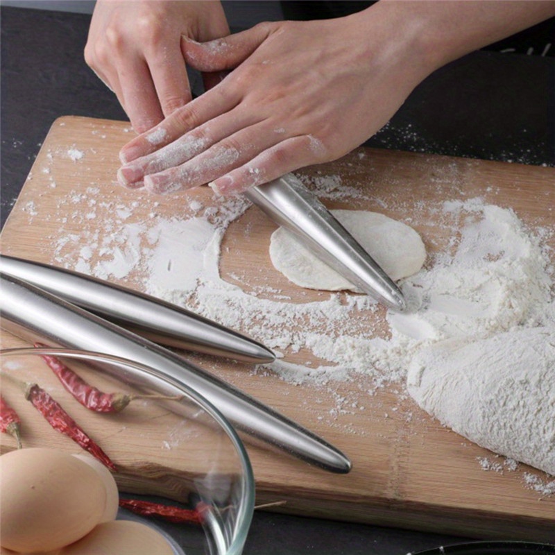 1Pc Stainless Steel Rolling Pi - огляд і ціна Kitchen Roll Baking