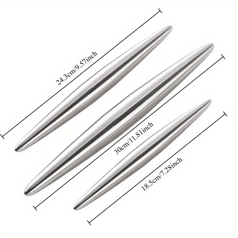 1Pc Stainless Steel Rolling Pi - огляд і ціна Kitchen Roll Baking