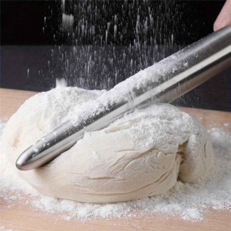 1Pc Stainless Steel Rolling Pi - огляд і ціна Kitchen Roll Baking