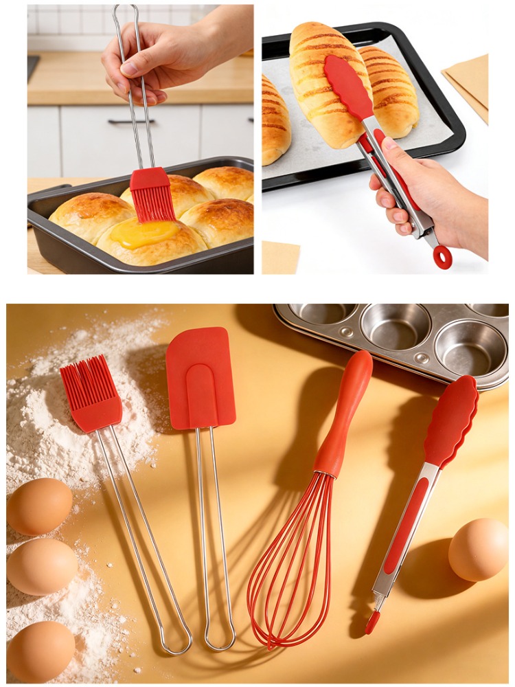 5Pcs Food Grade Silicone Bakin - огляд і ціна Pastry Brush Silicone