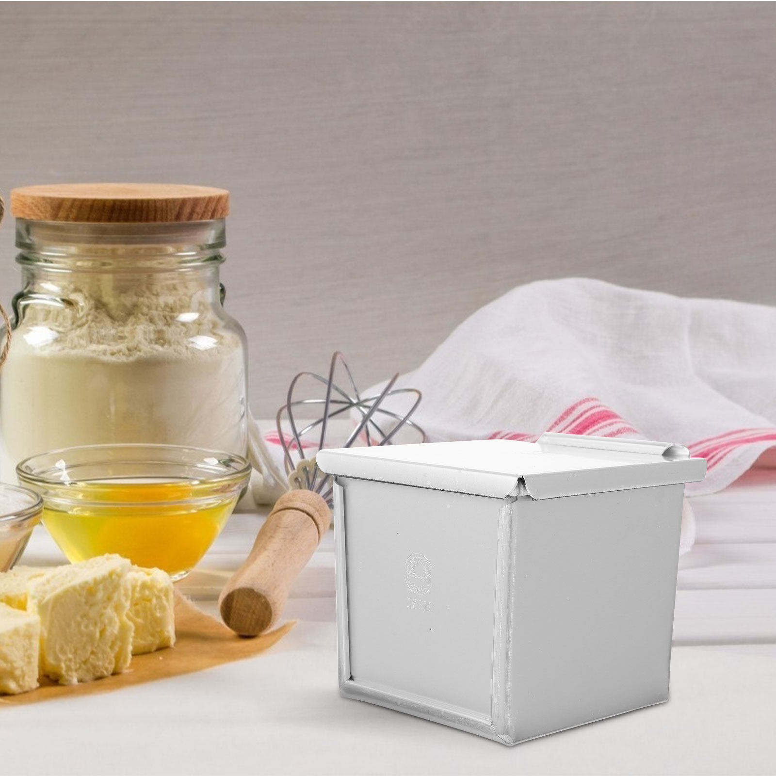 1Pcs Square Aluminum Alloy Loa - огляд і ціна Kitchen Baking Tray