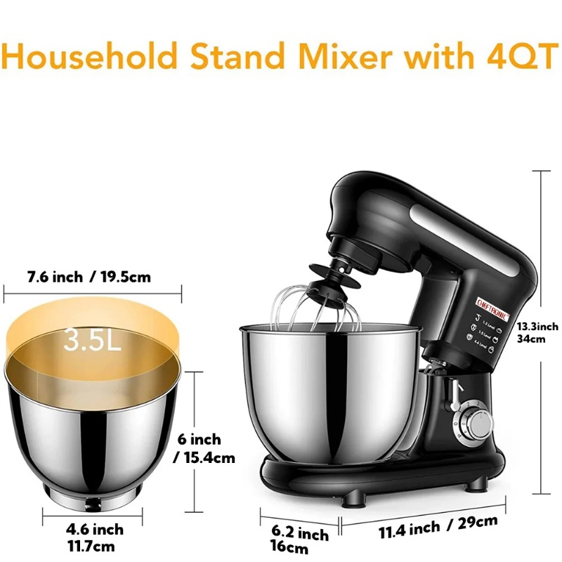 1000W 3.5L Multifunction Elect - огляд і ціна Kitchen Robot Baking